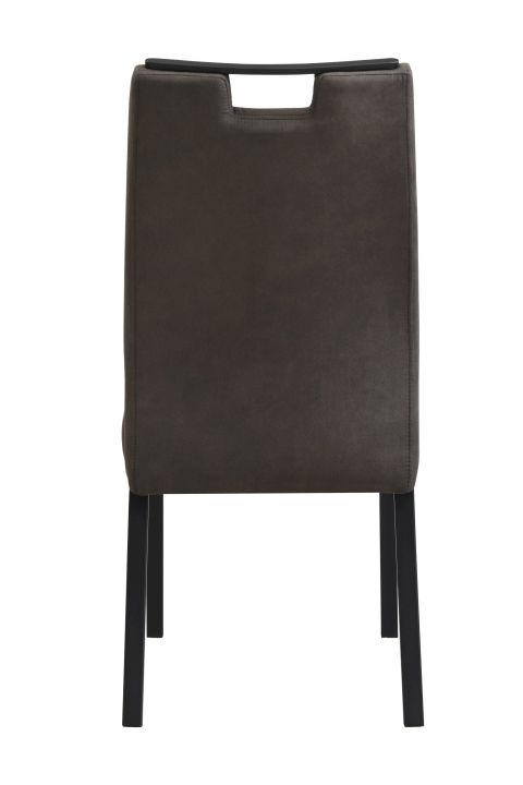 Hela Stuhl ELVAS I S ca. B48 H97 T68 cm in Stoff Vintage Cowboy, stuhl, stuhlrücken, leder, dunkelbraun, hochstuhl