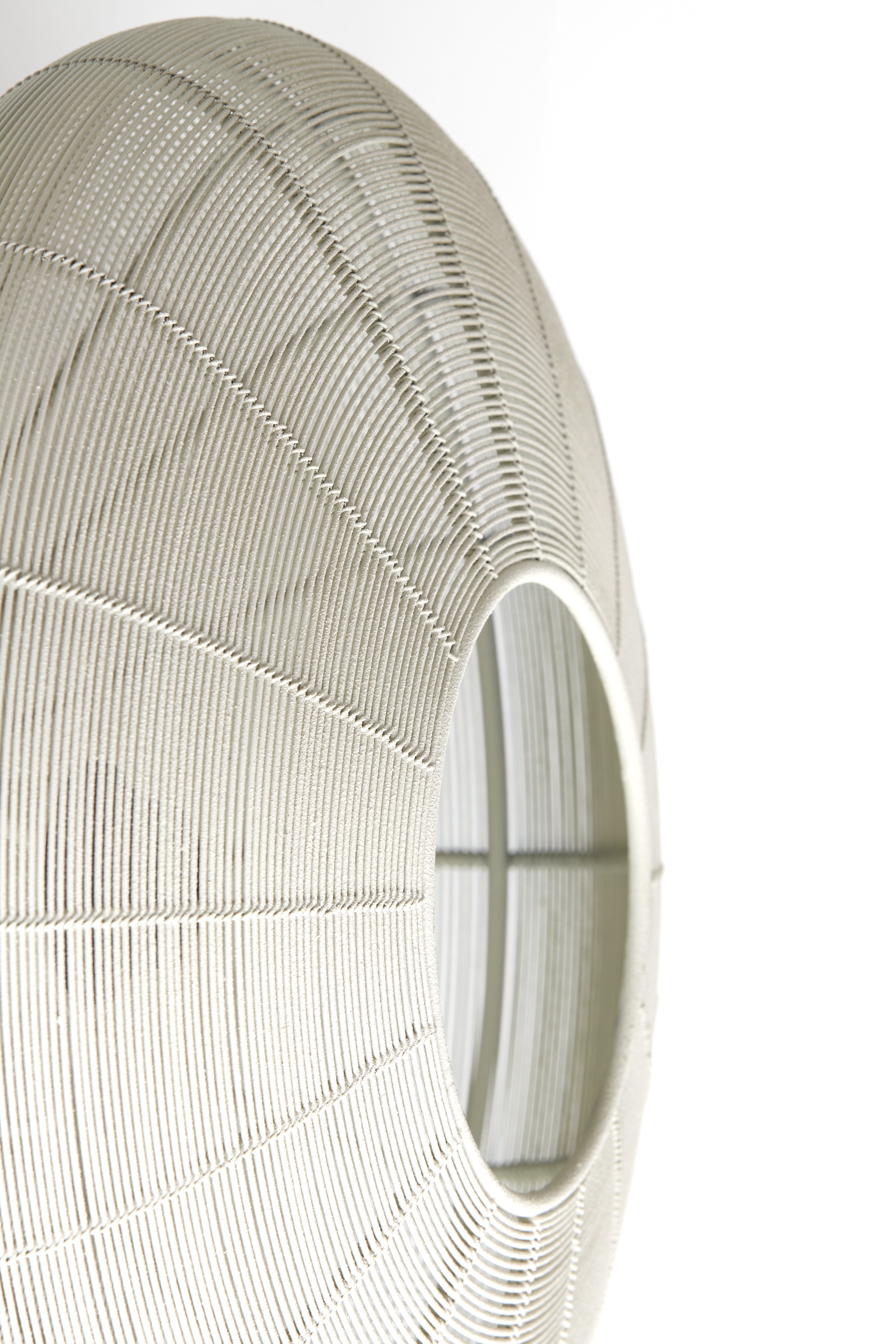 Deckenleuchte Durchm. 40x17cm in creme matt