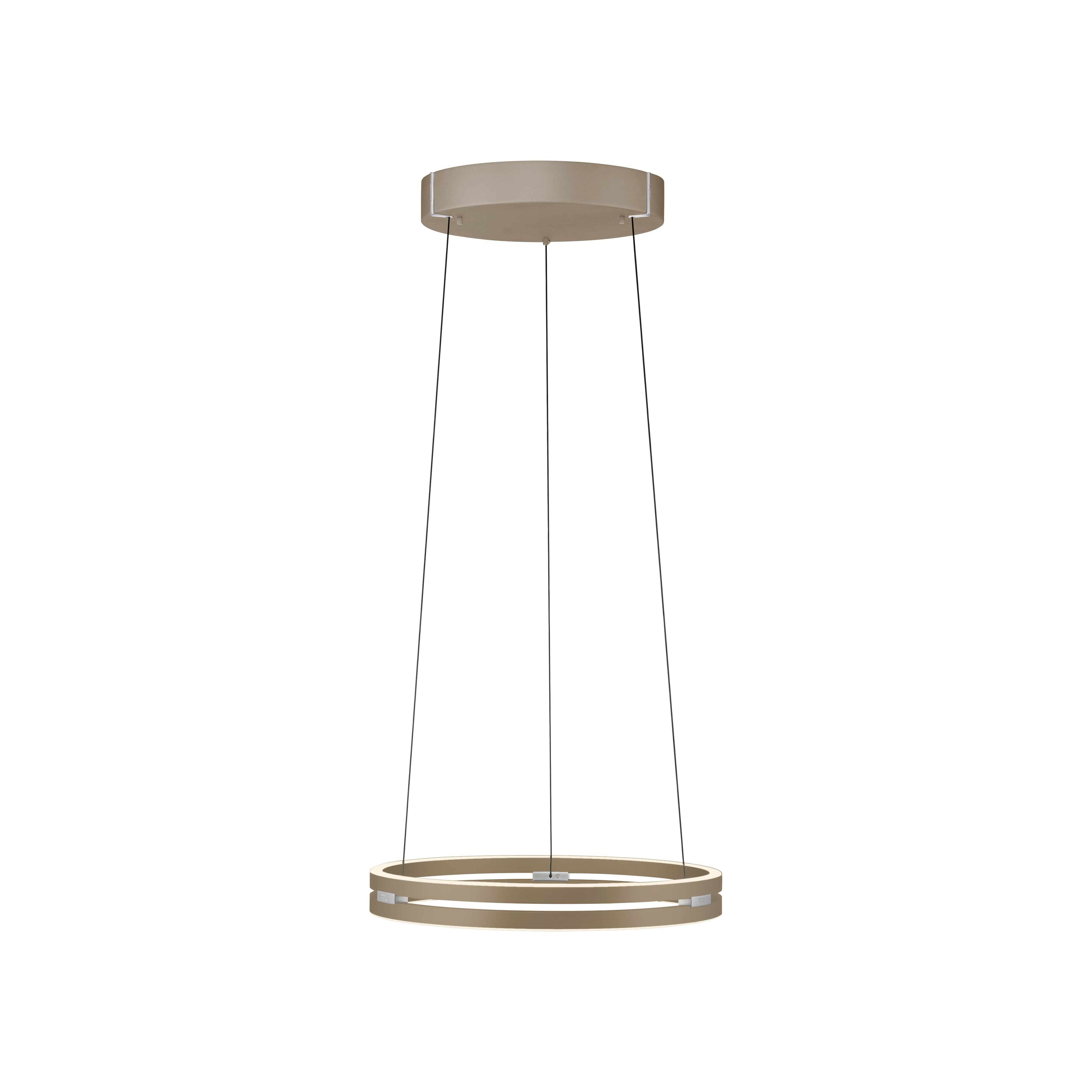 Paul Neuhaus LED-Pendelleuchte PURE E-LOOP 2-flammig in Farbe bronce Paul Neuhaus LED-Pendelleuchte PURE E-LOOP 2-flammig in Farbe bronce, Pendelleuchte, Goldener Ring, Deckenleuchte, hängende Leuchte, Metallaufhängung
