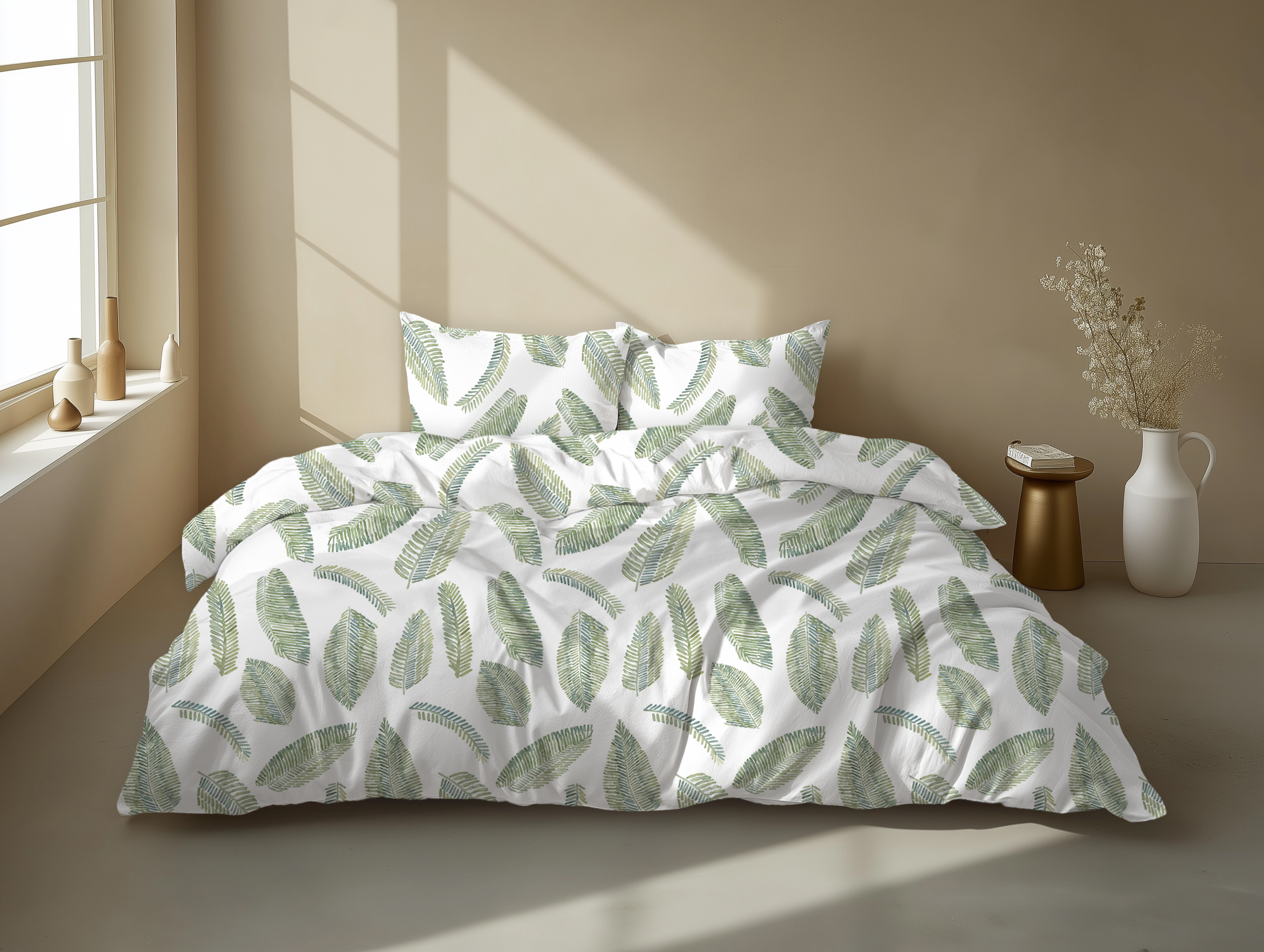 Heckettlane Bettwäsche ca. 155x220cm in Farbe White, Kissen, Mobiliar, Decke, Bett