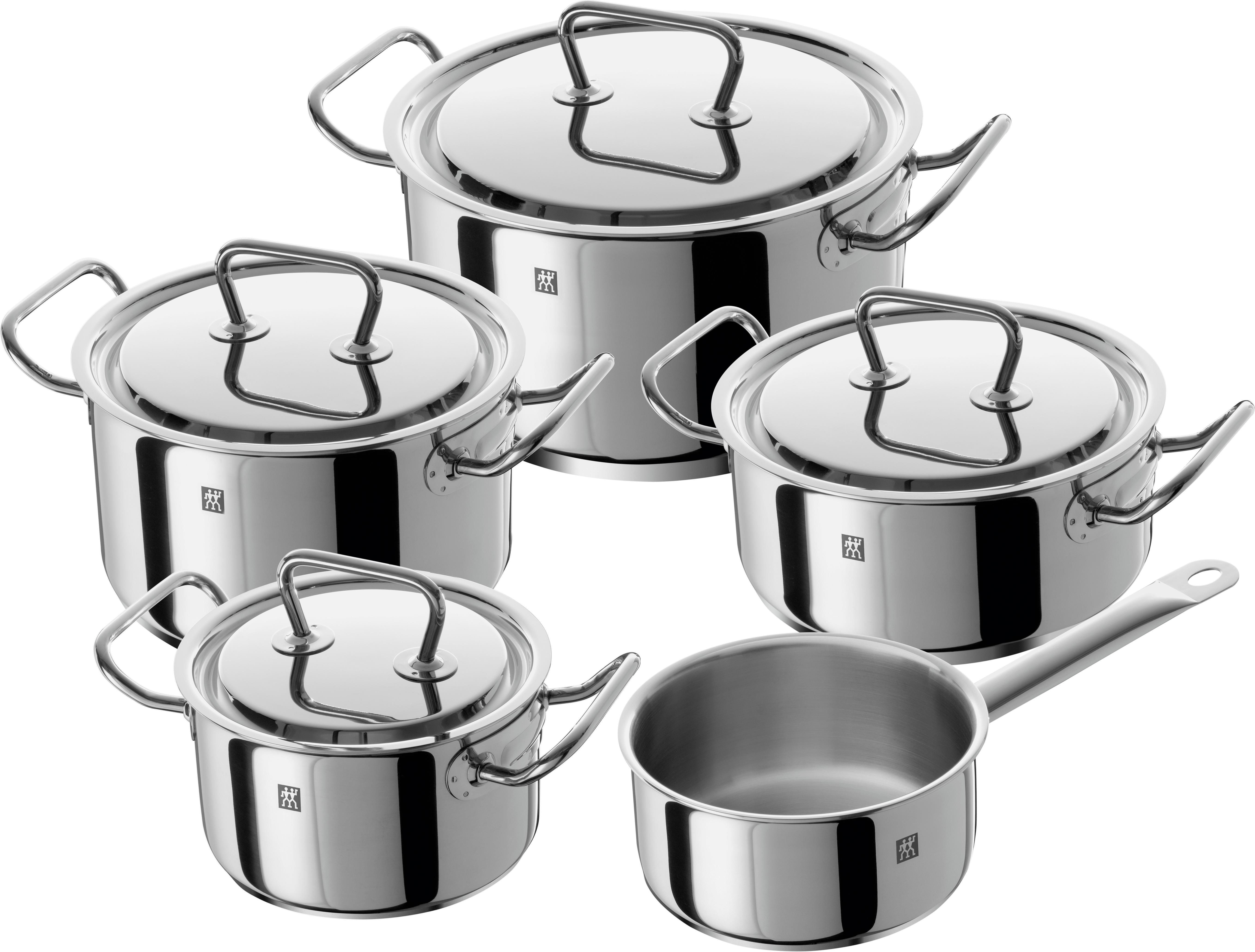 Zwilling Kochtopf-Set TWIN Classic 5-teilig aus Edelstahl