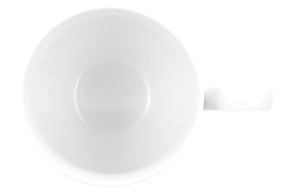 Seltmann Weiden Becher mit Henkel 0,35 l Amina 3 , Untertasse, Tasse, Porzellan, Schale, Teller