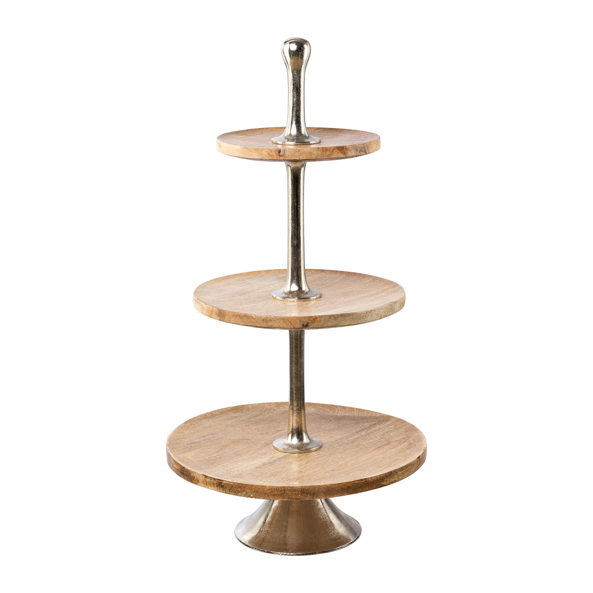 Etagere D:50cm TAMILA in Beige Gasper Etagere Tamila ca. 50 cm Durchmesser in natur