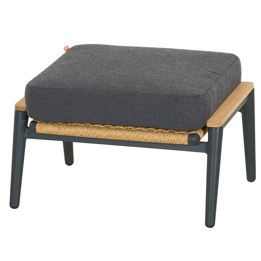 Lounge Hocker ROMA ca.B65 H43 T52 cm in Aluminium matt anthrazit Lounge Hocker ROMA ca.B65 H43 T52 cm in Aluminium matt anthrazit
