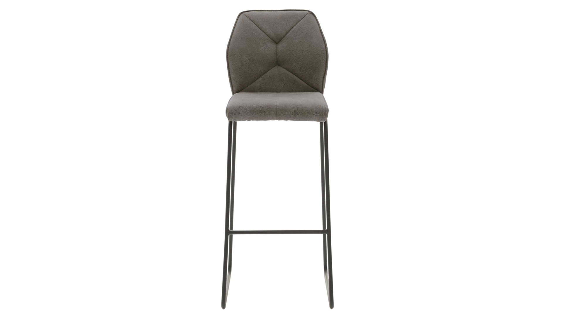 Interliving Barstuhl 5104 ca. 42x110x53cm in dunkelgrau Onyx