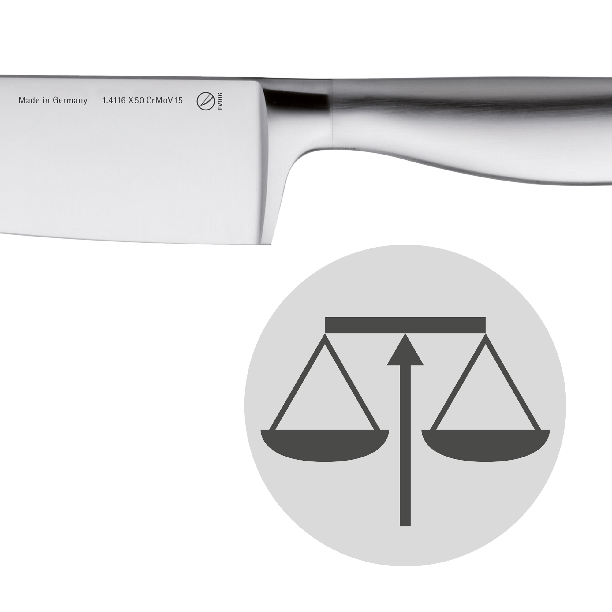 WMF Grand Gourmet Zubereitungsmesser in Edelstahl