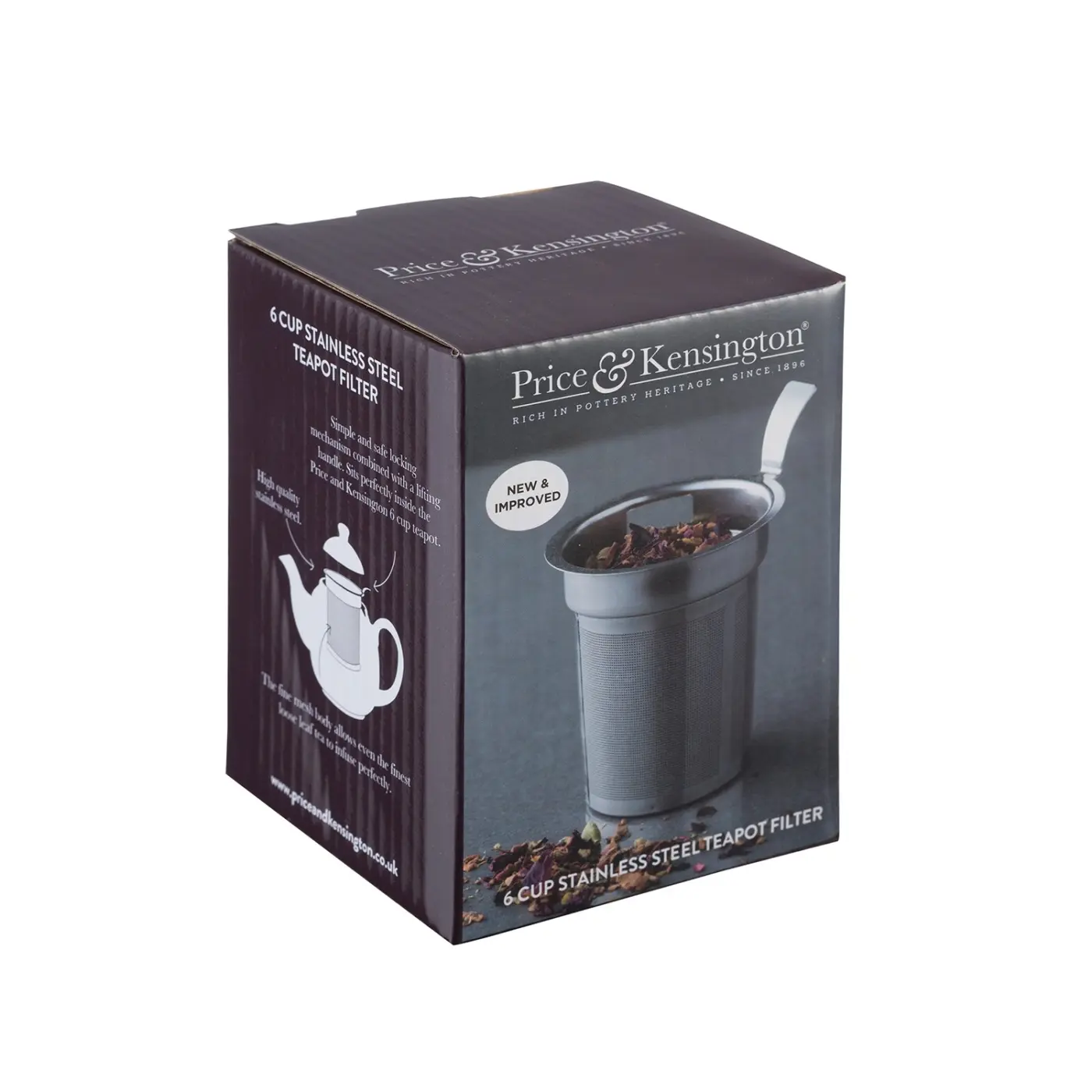 Price & Kensington Tee-Sieb aus Edelstahl für 6 Tassen