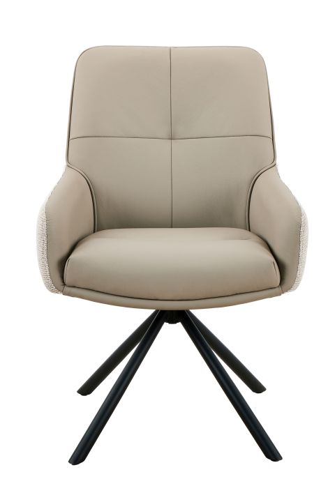 Hela Armlehnstuhl FARO S ca. B61,5 H89,5 T67 cm in Stoff Noelle beige 31 aussen, Sessel, Bezug, Beige, Stoff/Leather, Vierbeiniger Sockelsitz