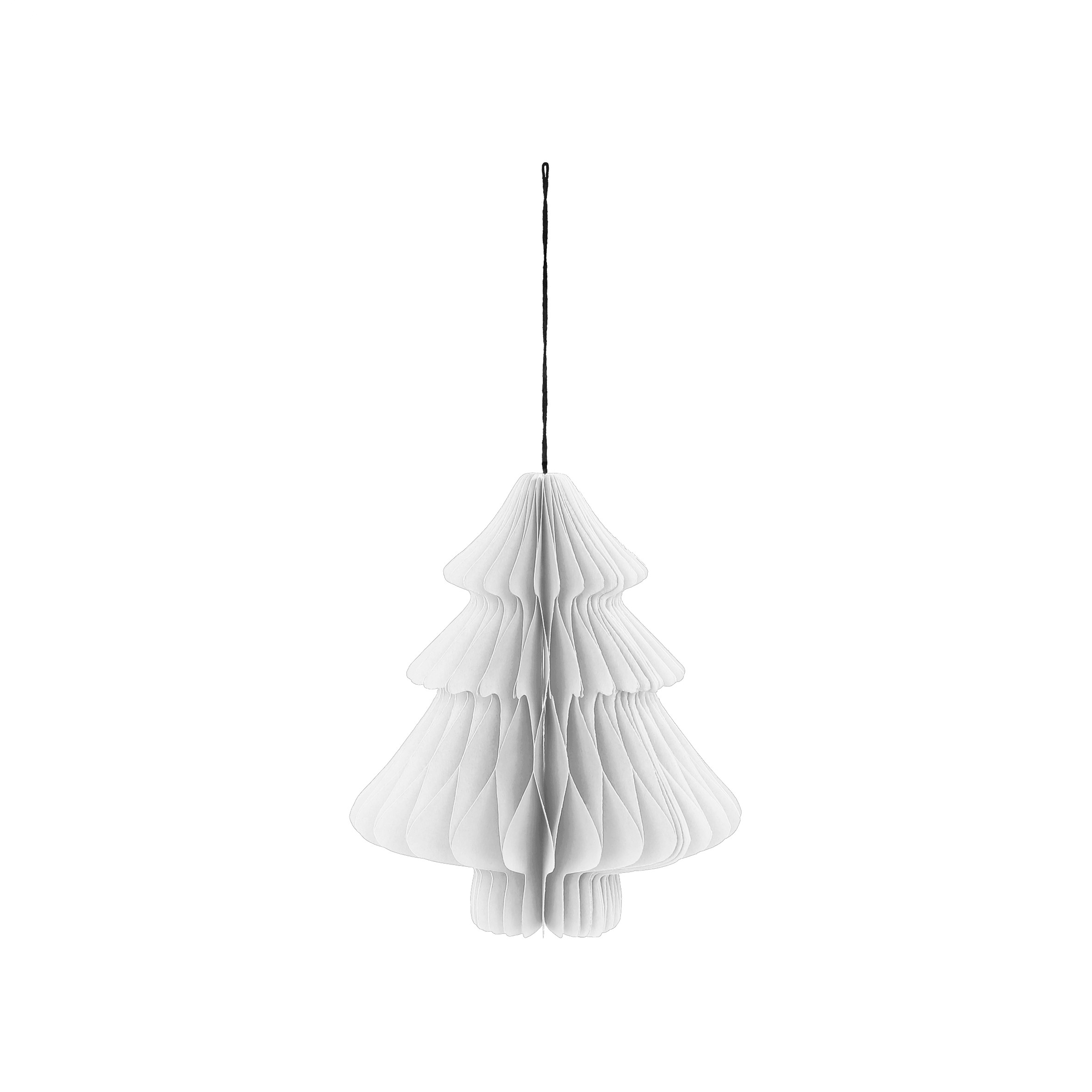 Tannenbaum 15 cm weiß in Farbe Weiß (), Lampe, Kunst