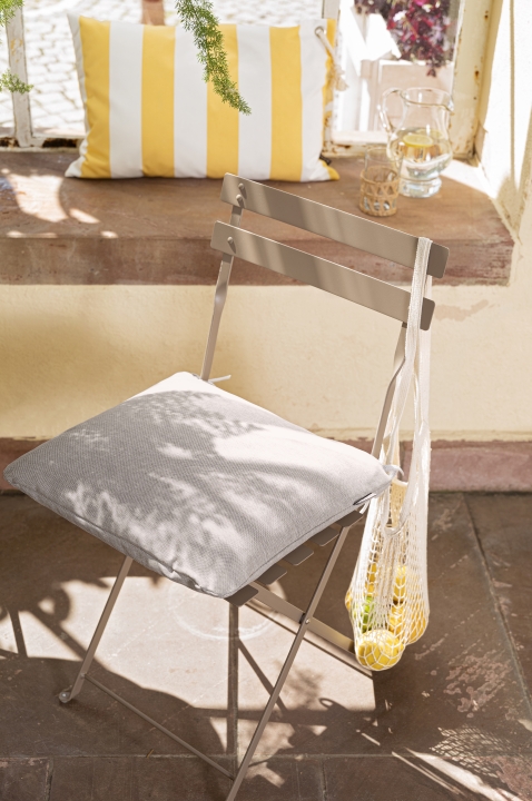 Magma Heimtex Stuhlkissen CAPRI ca. 40x40cm in Farbe beige