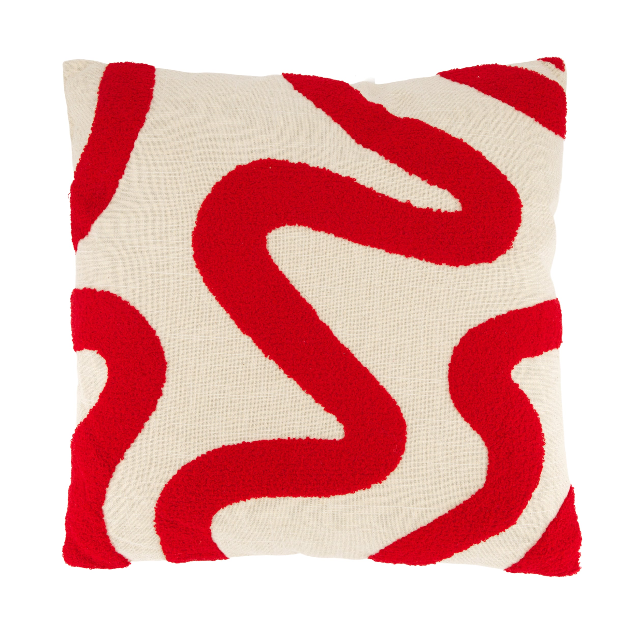 Dijk Natural Collections Kissen in Farbe rot/weiß, Kissen, Dekoration für Zuhause, Kopfkissen