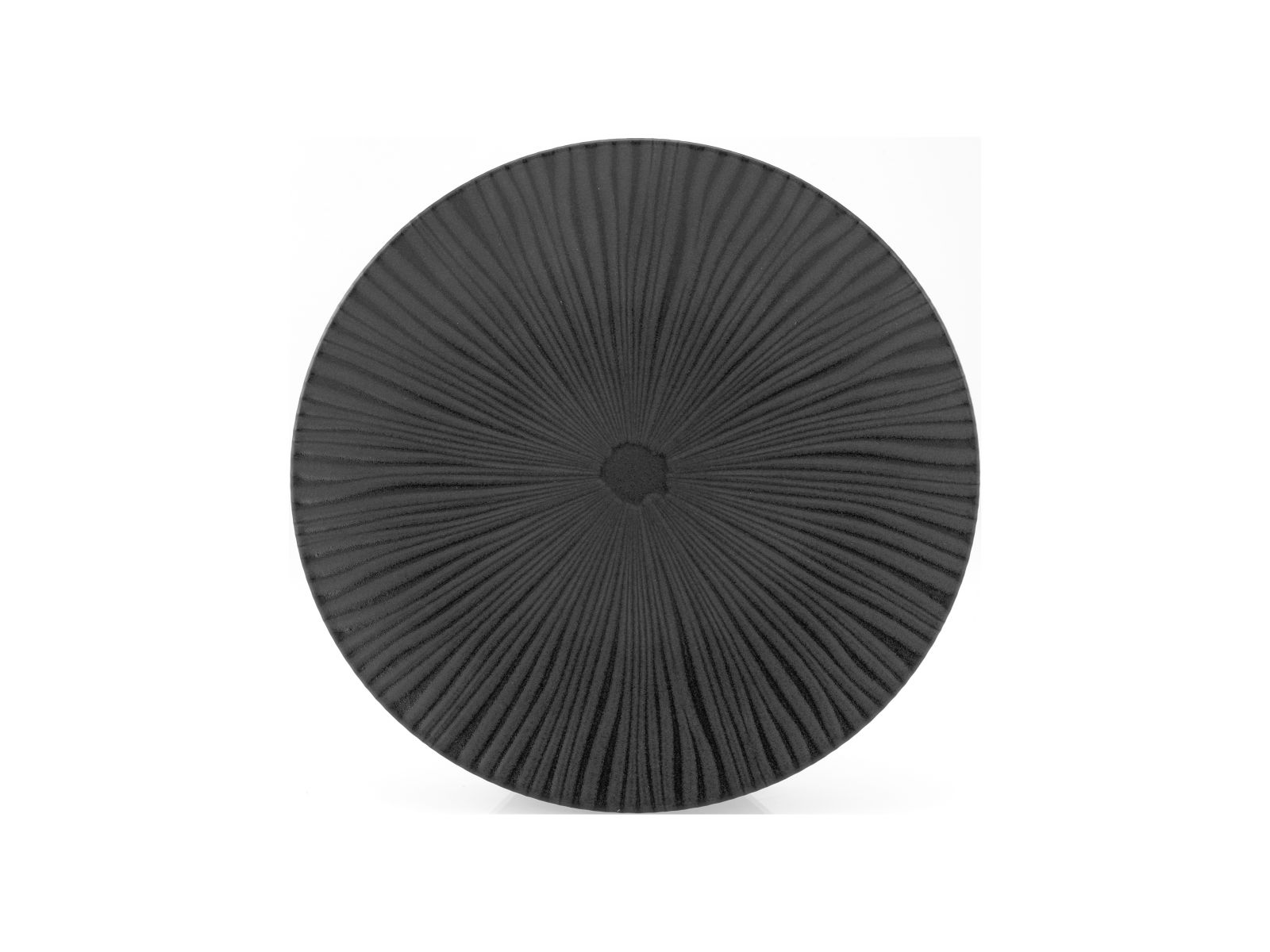 CreaTable Dessertteller Vesuvio in Farbe Schwarz matt CreaTable Dessertteller Vesuvio in Farbe Schwarz matt