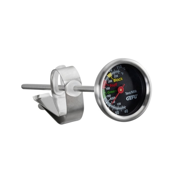 GEFU Tee- und Milchthermometer SIDO schwarz/silber