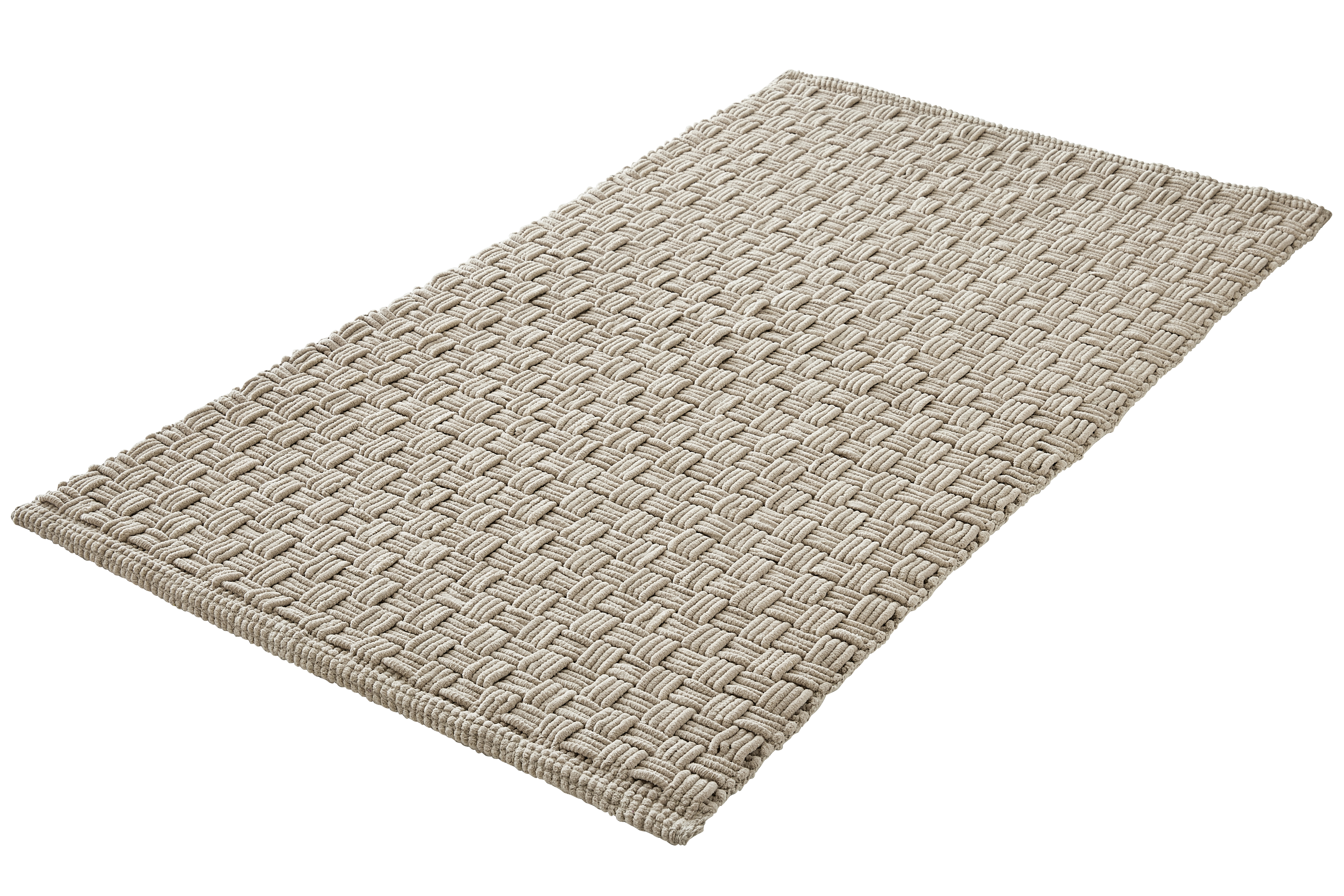 Kleine Wolke Badteppich MATINO ca. 70x120cm in Farbe Macadamia
