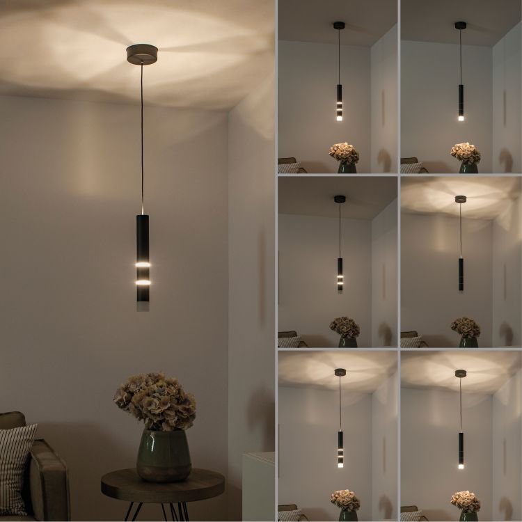 Paul Neuhaus LED-Pendelleuchte Pure-Vega in Messing matt
