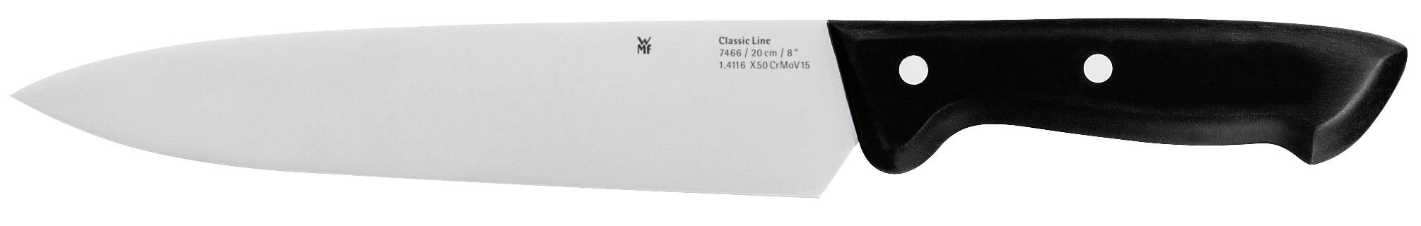 WMF Classic Line Kochmesser, 20 cm in schwarz