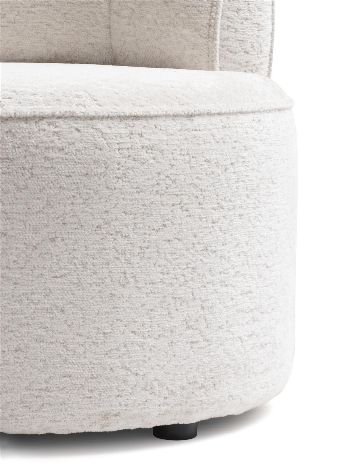 Coco Maison Sessel COCO MAISON ca. B71 H74 T71 cm in Stoff creme