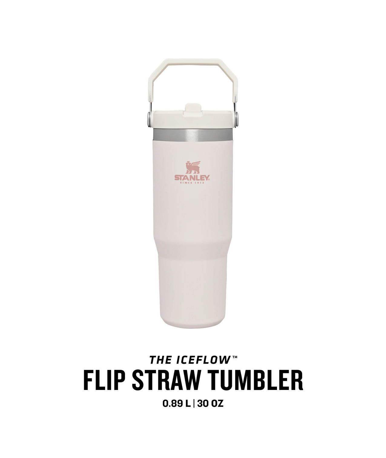 Stanley Iceflow™ Flip Straw Tumbler in Farbe Rose Quartz