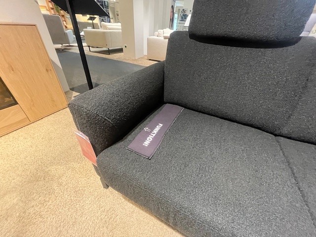 Musterring Polsterecke MR 385 ca. 210 x 230 cm in Stoff Loop black Musterring Polsterecke MR 385 ca. 210 x 230 cm in Stoff Loop black , Moebel, Couch, Stuhl, Person