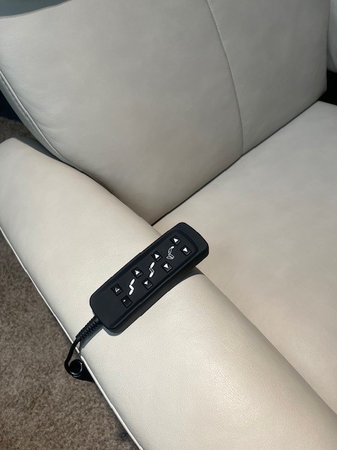 Himolla TV-Sessel Easy Swing in Longlife-Leder Kliff elektrisch verstellbar