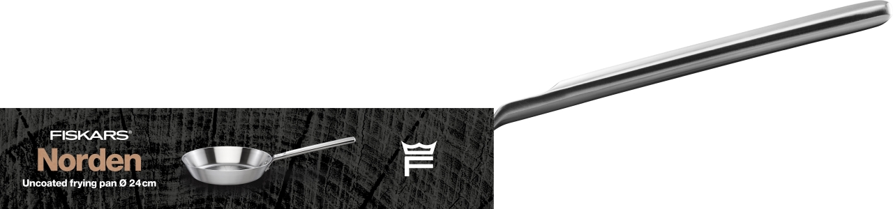Fiskars Bratpfanne unbeschichtet NORDEN 24cm