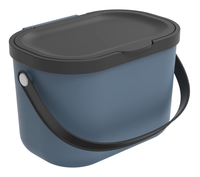 Rotho Bioabfallbehälter ALBULA 3,2 Liter in Farbe Horizon Blue