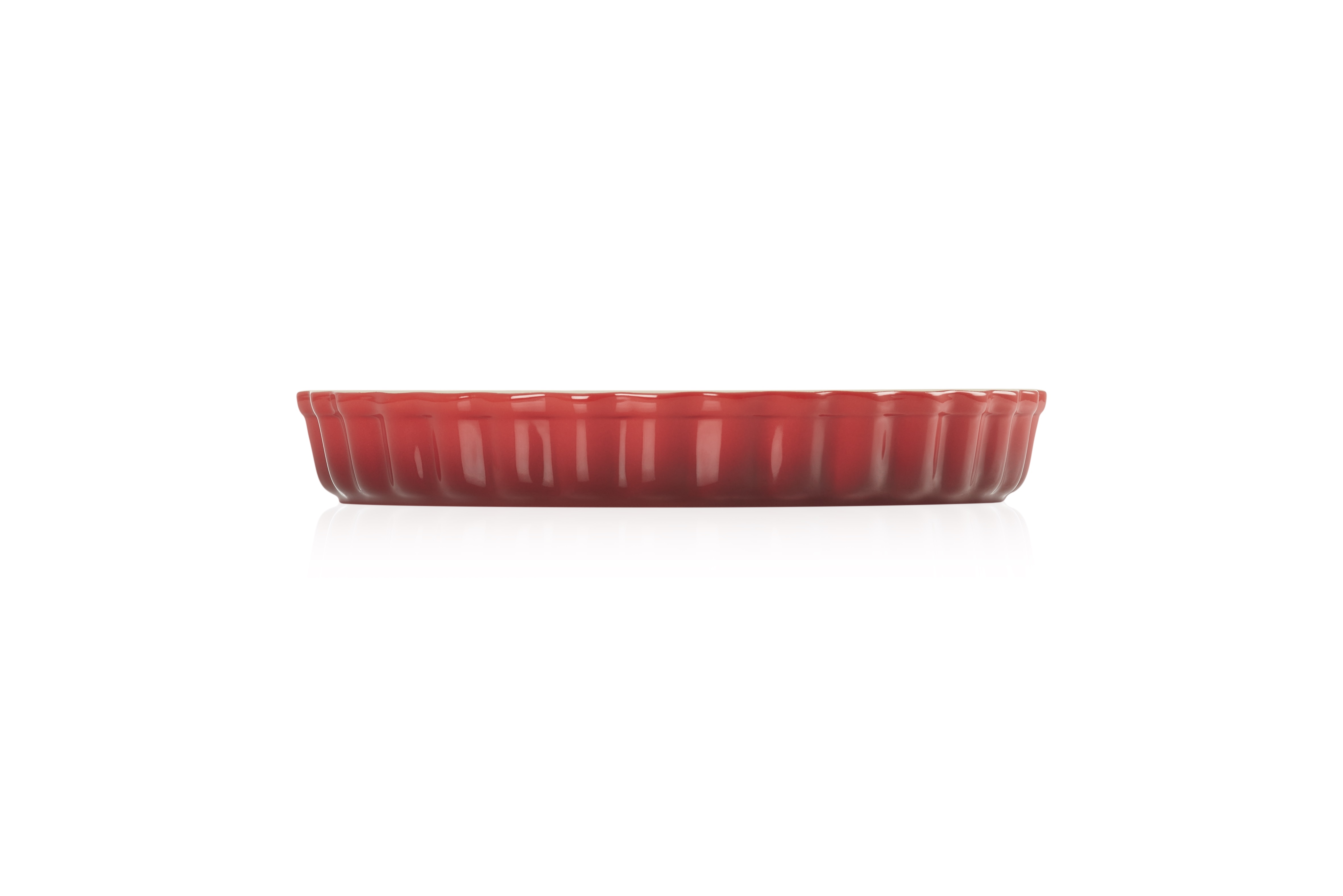 Le Creuset Tarte-Form Ø ca. 28cm in Farbe Kirschrot