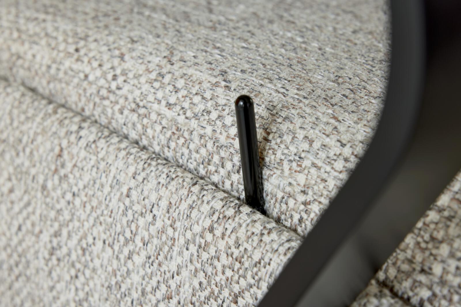 Interliving Relaxsessel IL 4565 in Stoff Jazz silber, Dekoration für Zuhause, Kissen