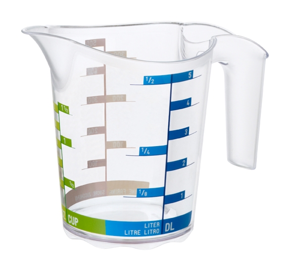 Rotho Messbecher DOMINO in Farbe Iml Messbecher Domino
