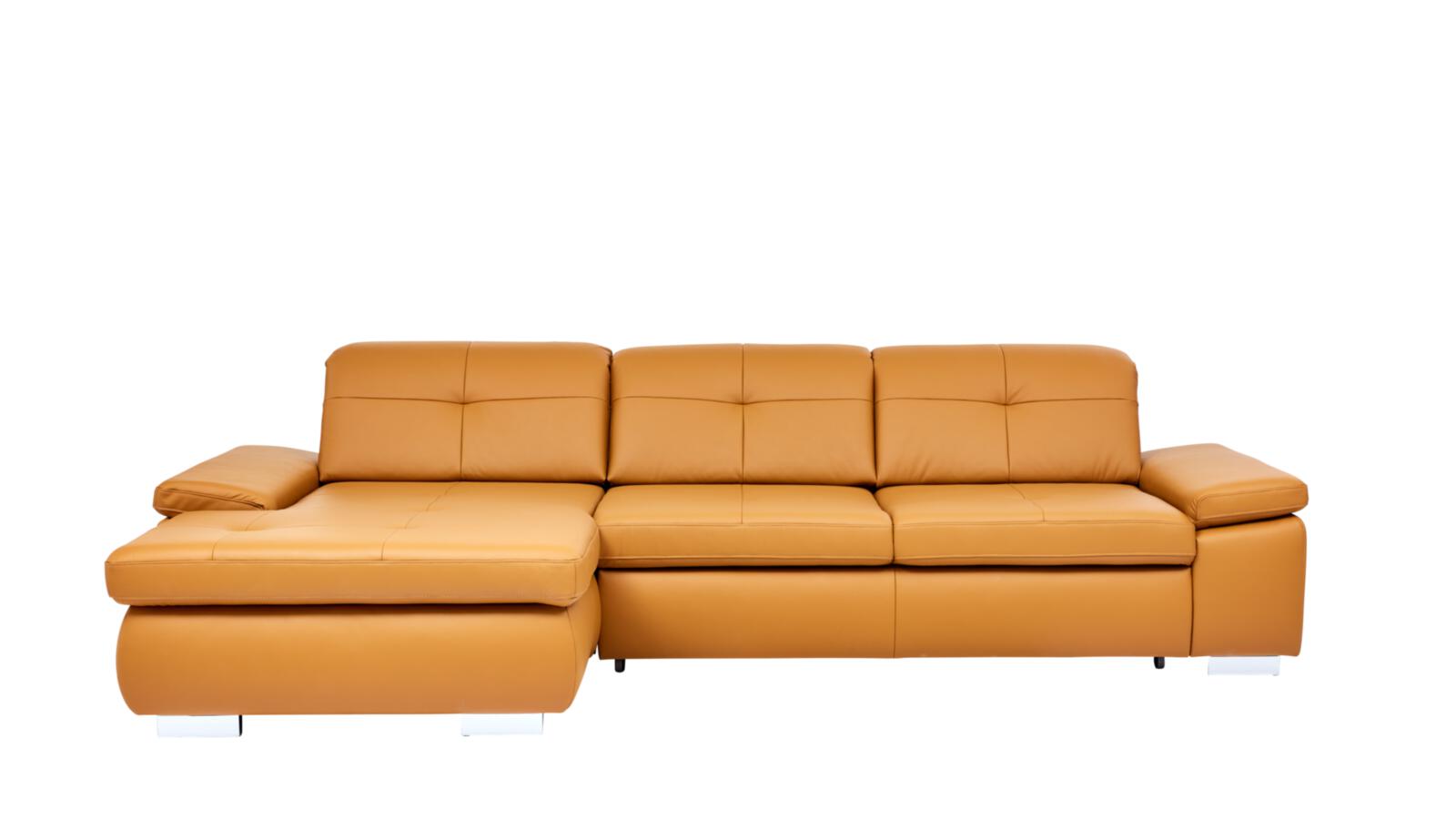 Modulmaster Polstereckgarnitur MM-PN1044 ca. 309x195cm in Leder Torro kurkuma Modulmaster Polstereckgarnitur MM-PN1044 ca. 309x195cm in Leder Torro kurkuma, Couch, Mobiliar