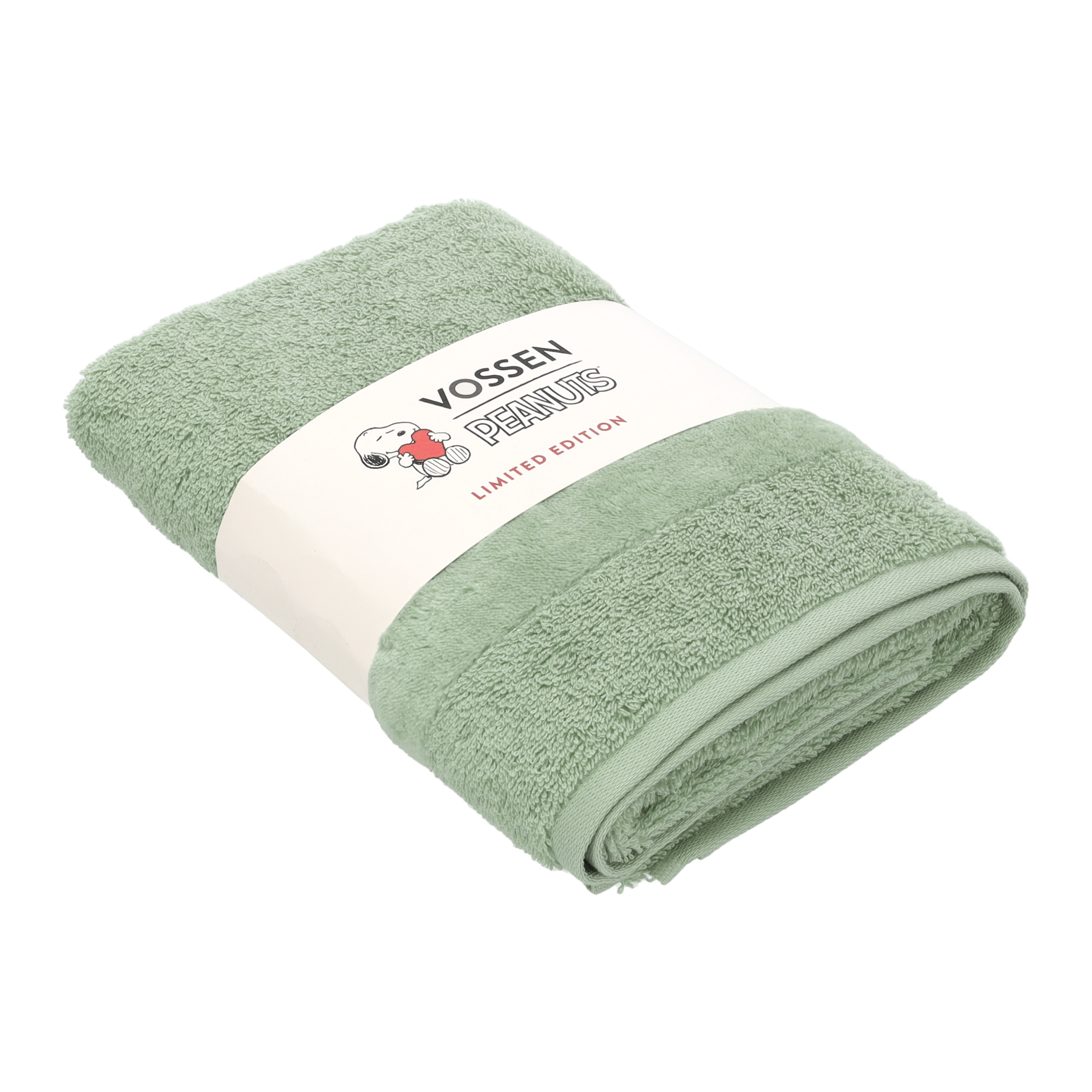 Vossen Handtuch Sleepy Snoopy ca. 50x100cm in Farbe eucalyptus, Badetuch, Handtuch