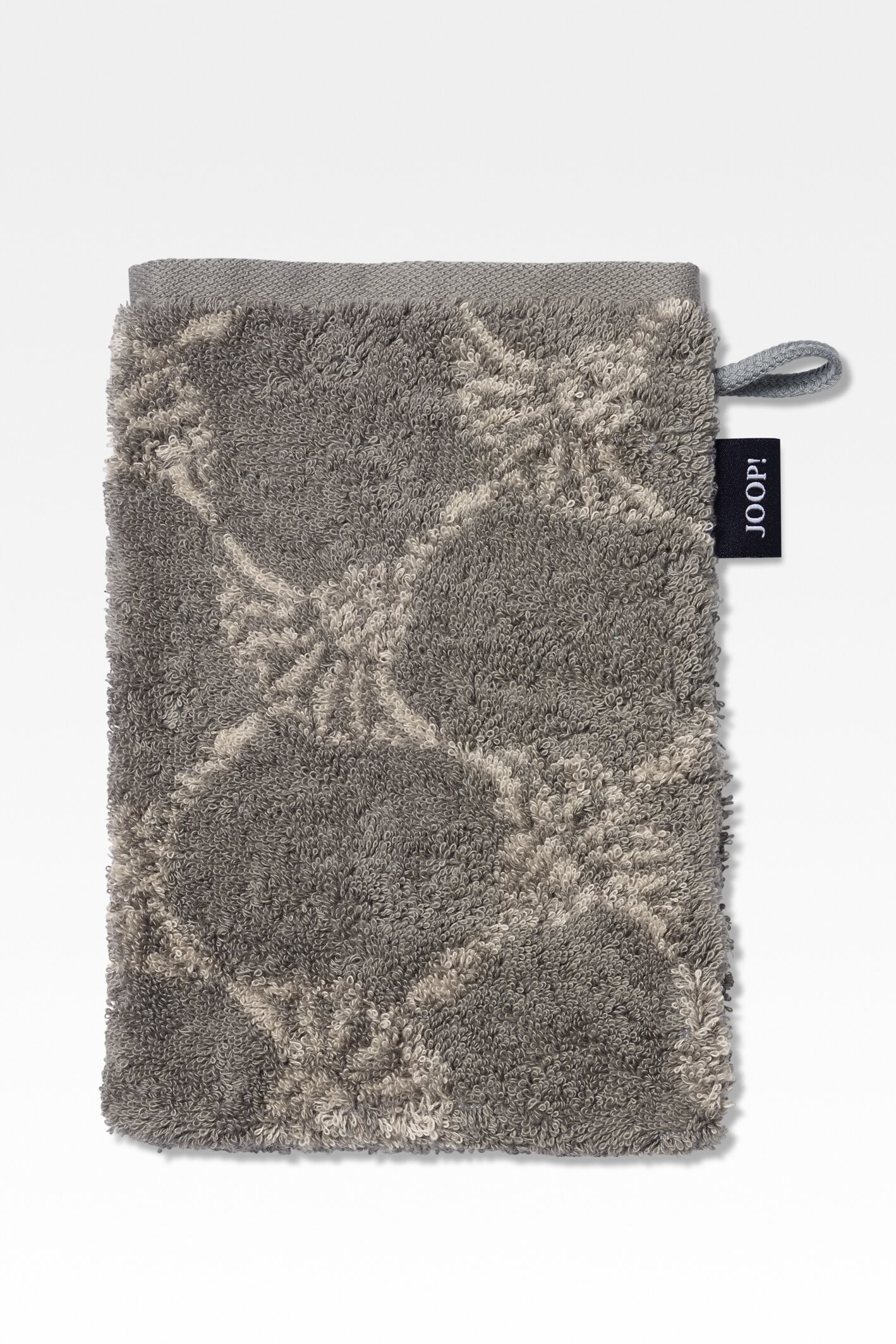 JOOP! Waschhandschuh Classic 16x22cm in Farbe graphit