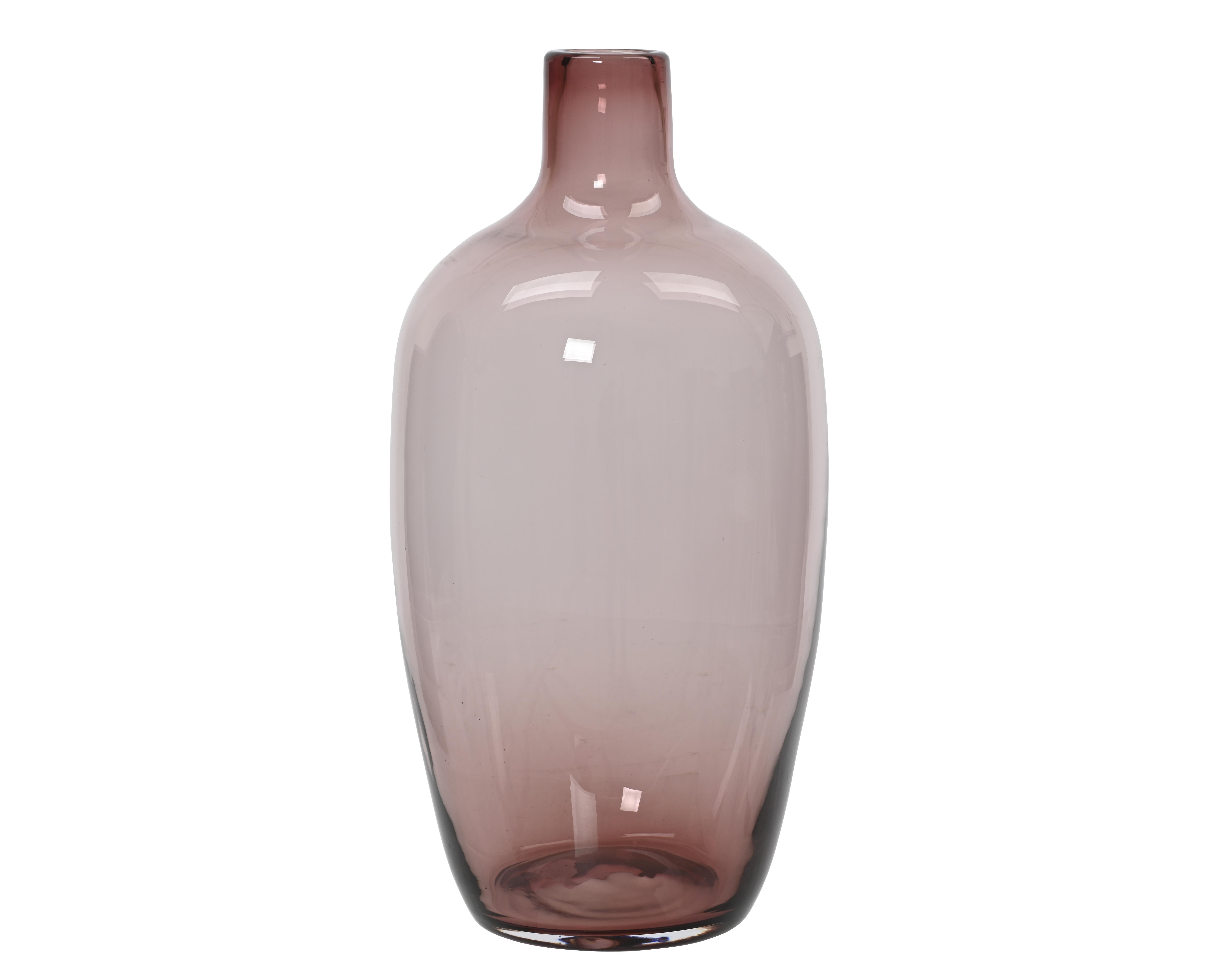 Kaemingk Vase Glas in Farbe Dunkel Mauve