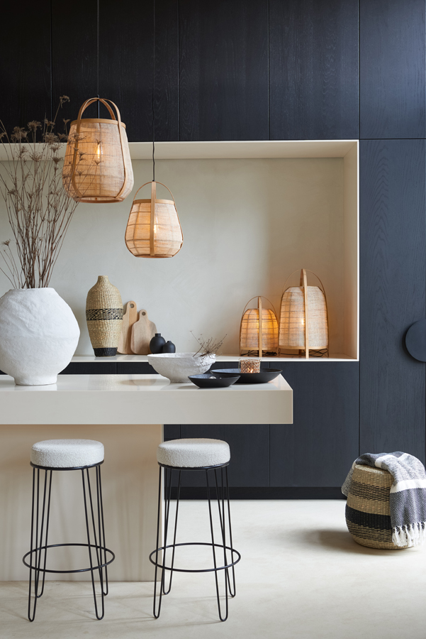 Light & Living Schale 25x17,5x4,5cm in schwarz