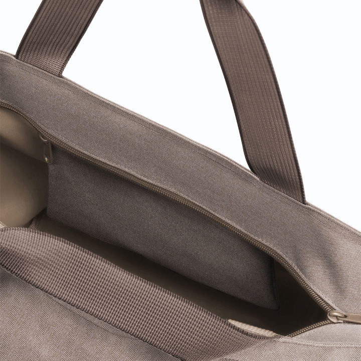 Reisenthel SHOPPER M in Farbe herringbone mokka Reisenthel SHOPPER M in Farbe herringbone mokka, Tasche, Handtasche, Tragetasche, Leinwand, Geldbörse
