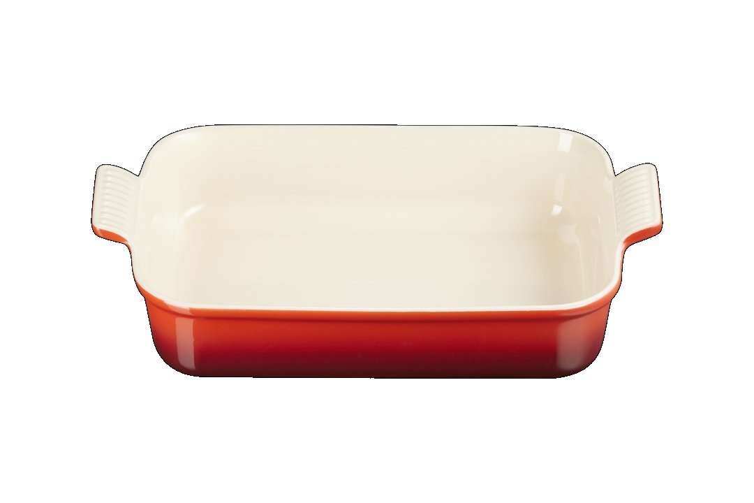 Le Creuset Auflaufform Tradition 32cm TRADITION in Farbe Kirschrot Le Creuset Auflaufform Ø ca. 32cm Kirschrot