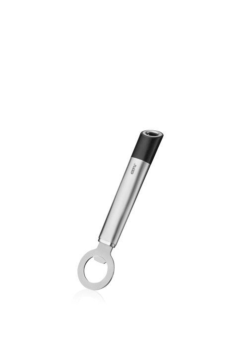 GEFU Flaschenöffner Primeline schwarz/silber