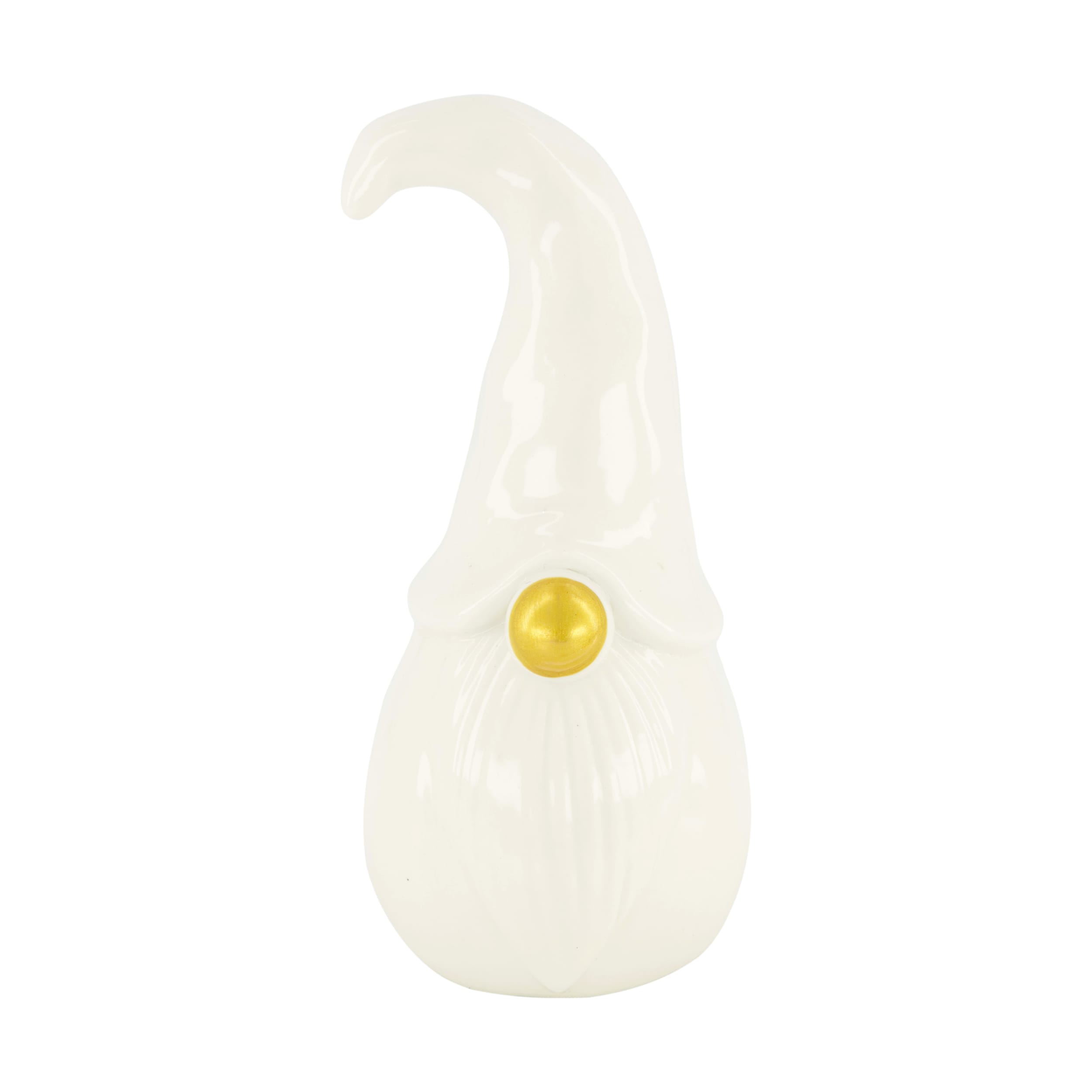 Dijk Natural Collections Gnome in Farbe weiß, gold, Töpferei, Krug, Kunst, Porzellan