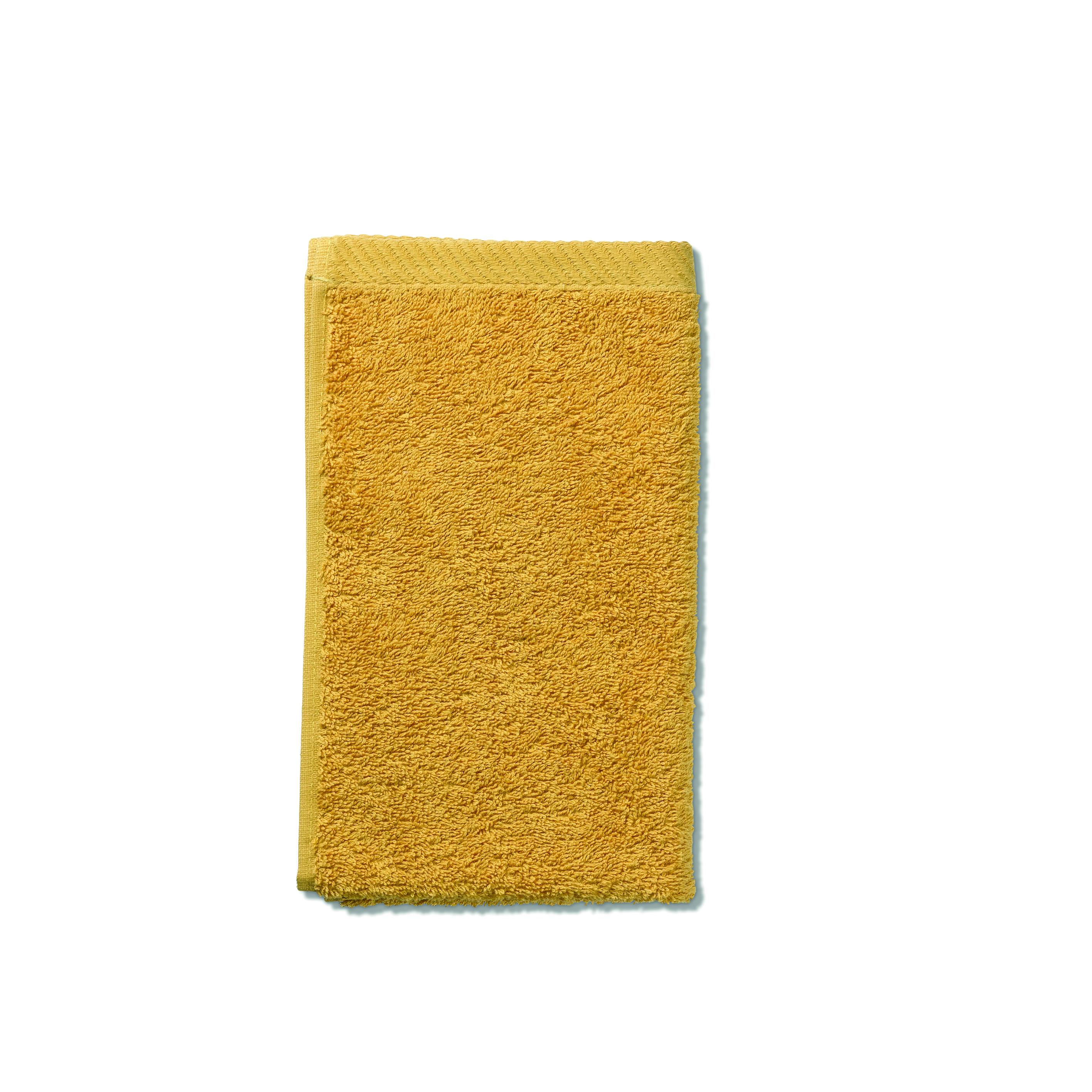 Kela Gästetuch LADESSA in Farbe currygelb