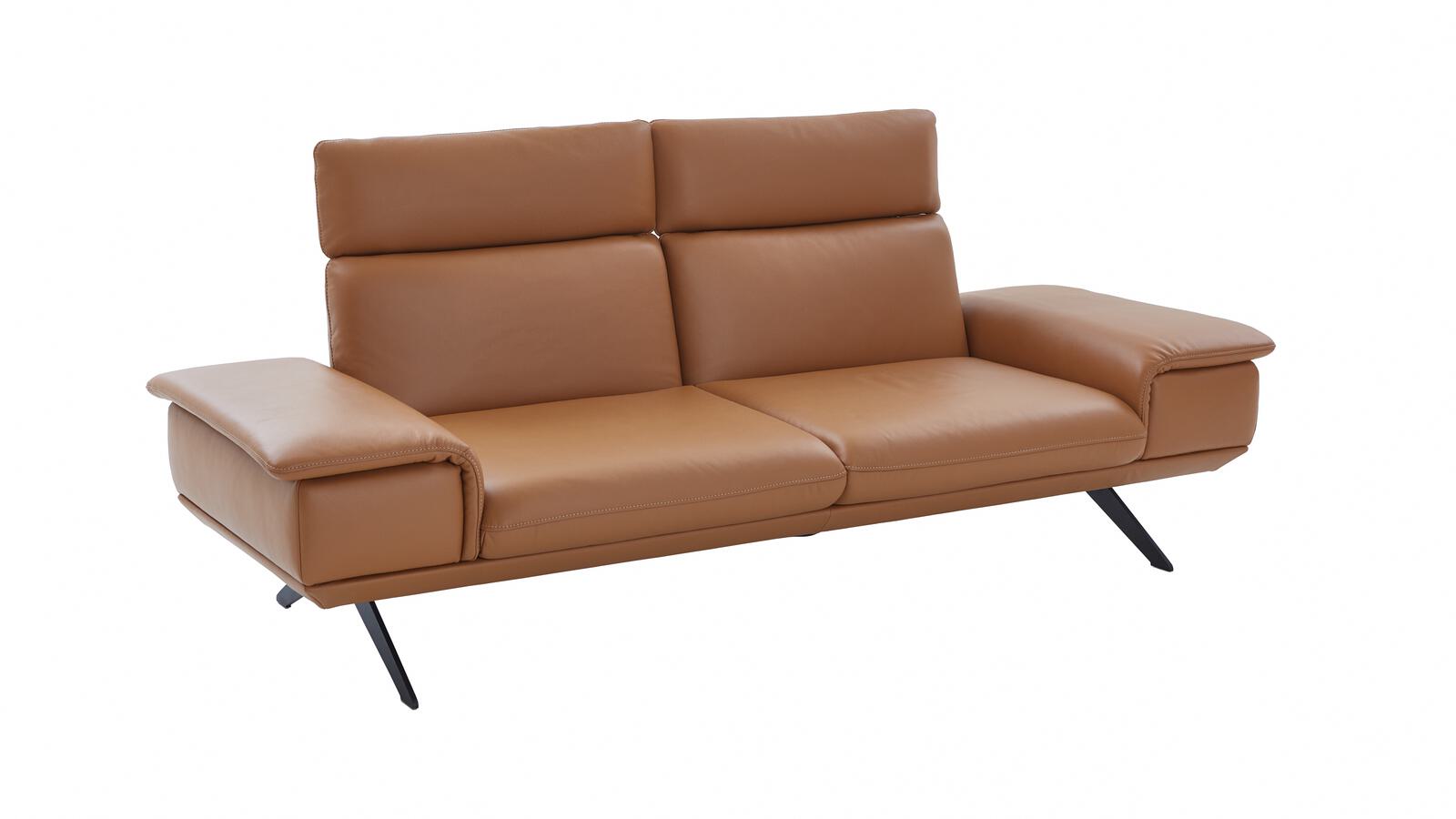 Koinor Sofa mittel ELEMENTS in Leder X-HAPPY bernstein
