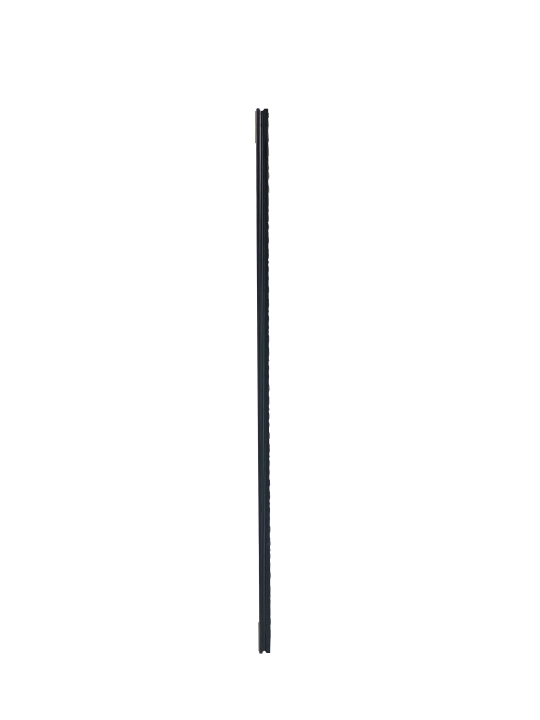 Mirrors & More Spiegel SONJA ca. 50x150cm in Farbe Schwarz-Silber
