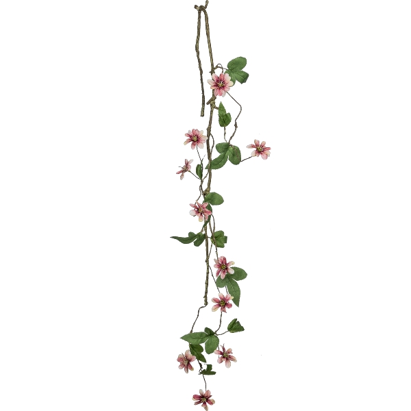 Gasper Blütengirlande, 136cm,pink in Farbe Pink, Hängepflanze, Kletterpflanze, Rosenklee, Girlande, Blütenranke