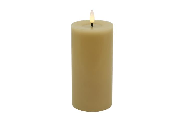 LED-Stumpenkerze Basic 2 LED STUMPENKERZE BASIC in Gelb L.C. Wholsaler LED Stumpenkerze Basic LED Stumpenkerze Basic in