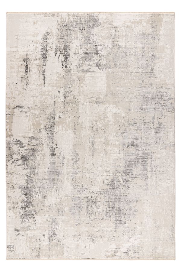 Webteppich VISTA ca. 120x170cm in Farbe silver Webteppich VISTA ca. 120x170cm in Farbe silver, Teppich, Abstract, Grau, Musterloser, Wohnraumteppich
