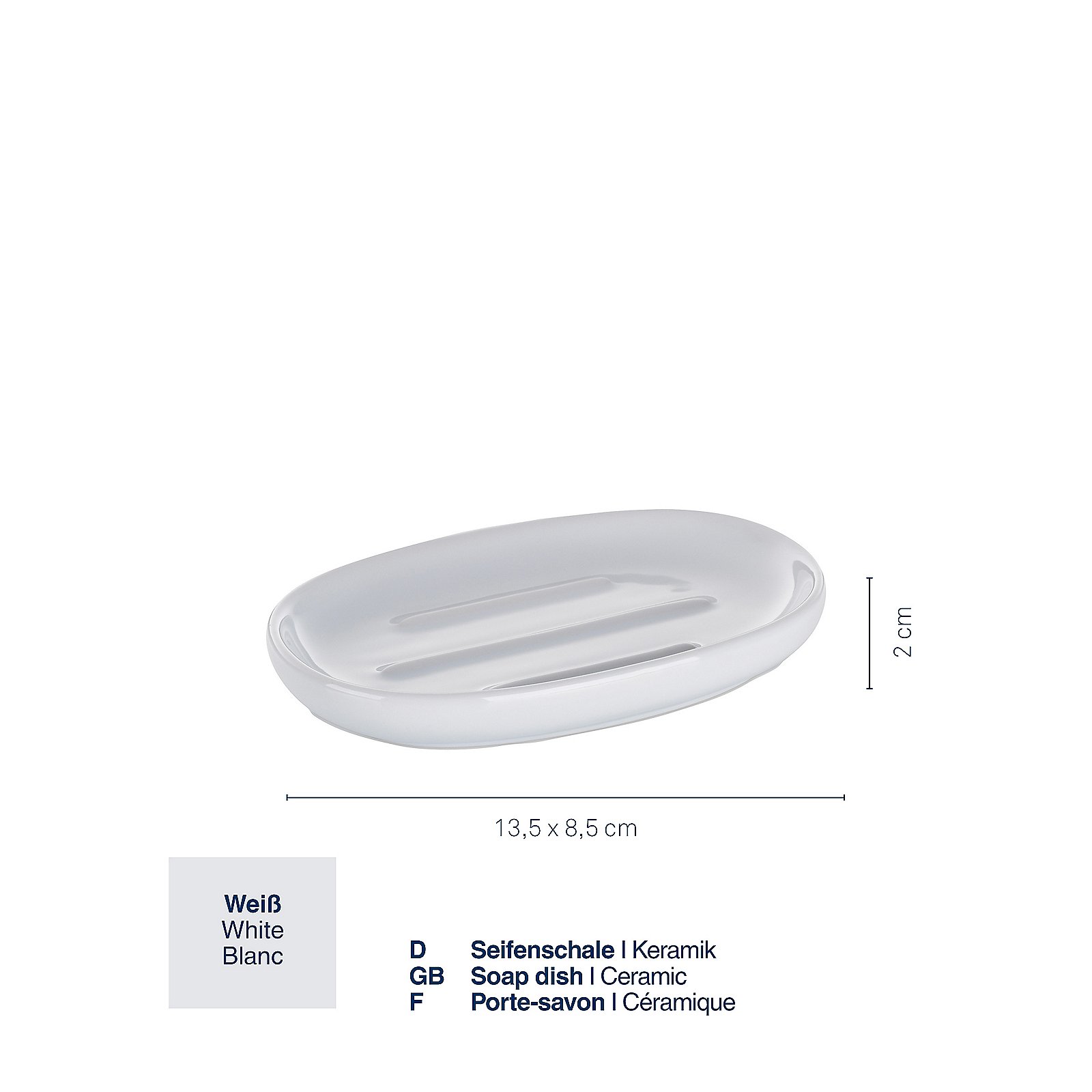 Kela Seifenschale Isabella weiß ISABELLA in , Kunst, Porzellan, Töpferei