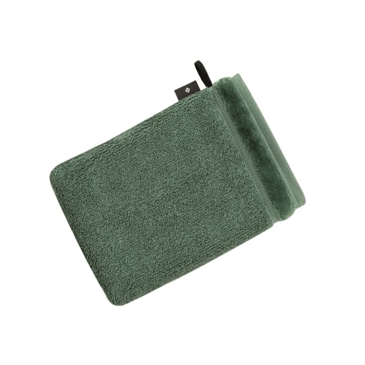Vossen Waschhandschuh 22x16cm PURE in Fb. green tea Vossen Waschhandschuh Pure ca. 16x22cm in Farbe green tea
