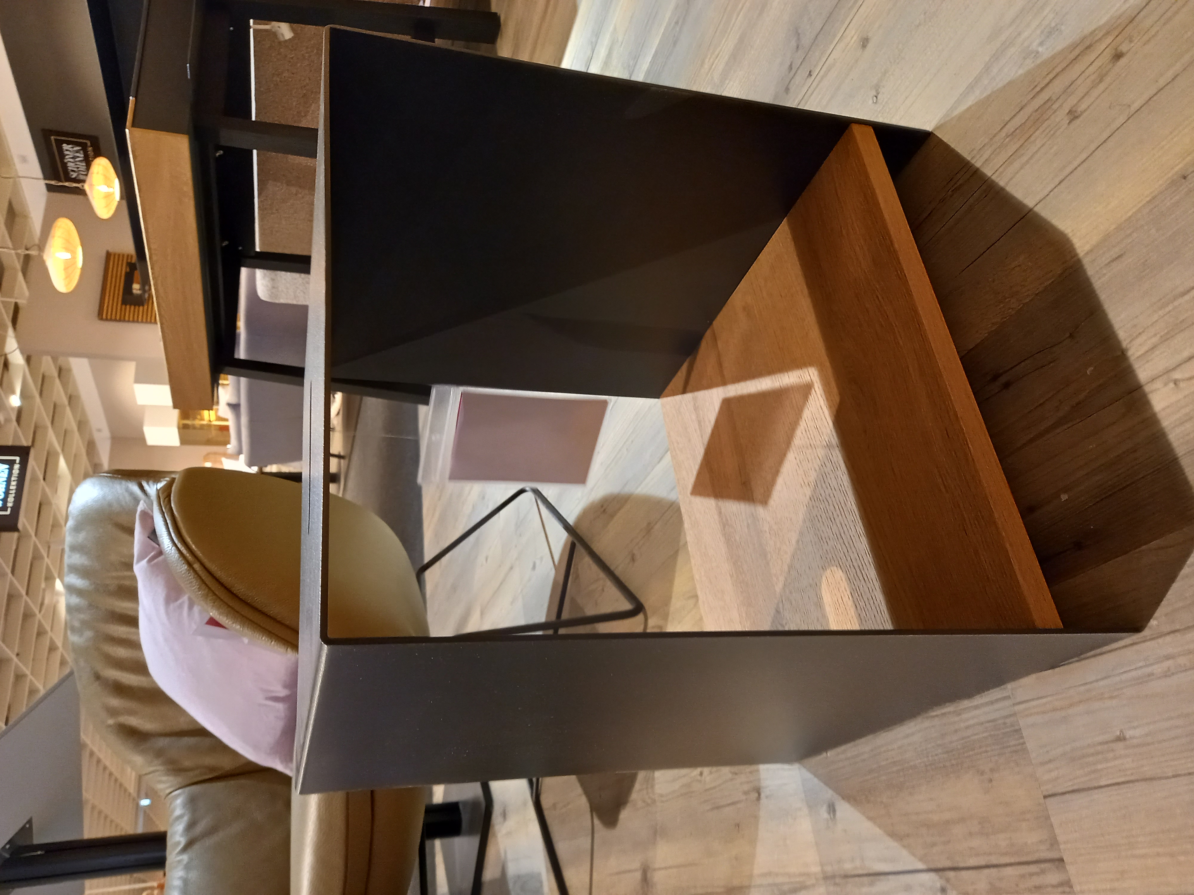 SCHÖNER WOHNEN-Kollektion Stapelbeistelltisch YORIS-FINN in Kerneiche umato gebürstet SCHÖNER WOHNEN-Kollektion Stapelbeistelltisch YORIS-FINN in Kerneiche umato gebürstet, sideboard, Schrank, Aufbewahrung, Holz, Metall