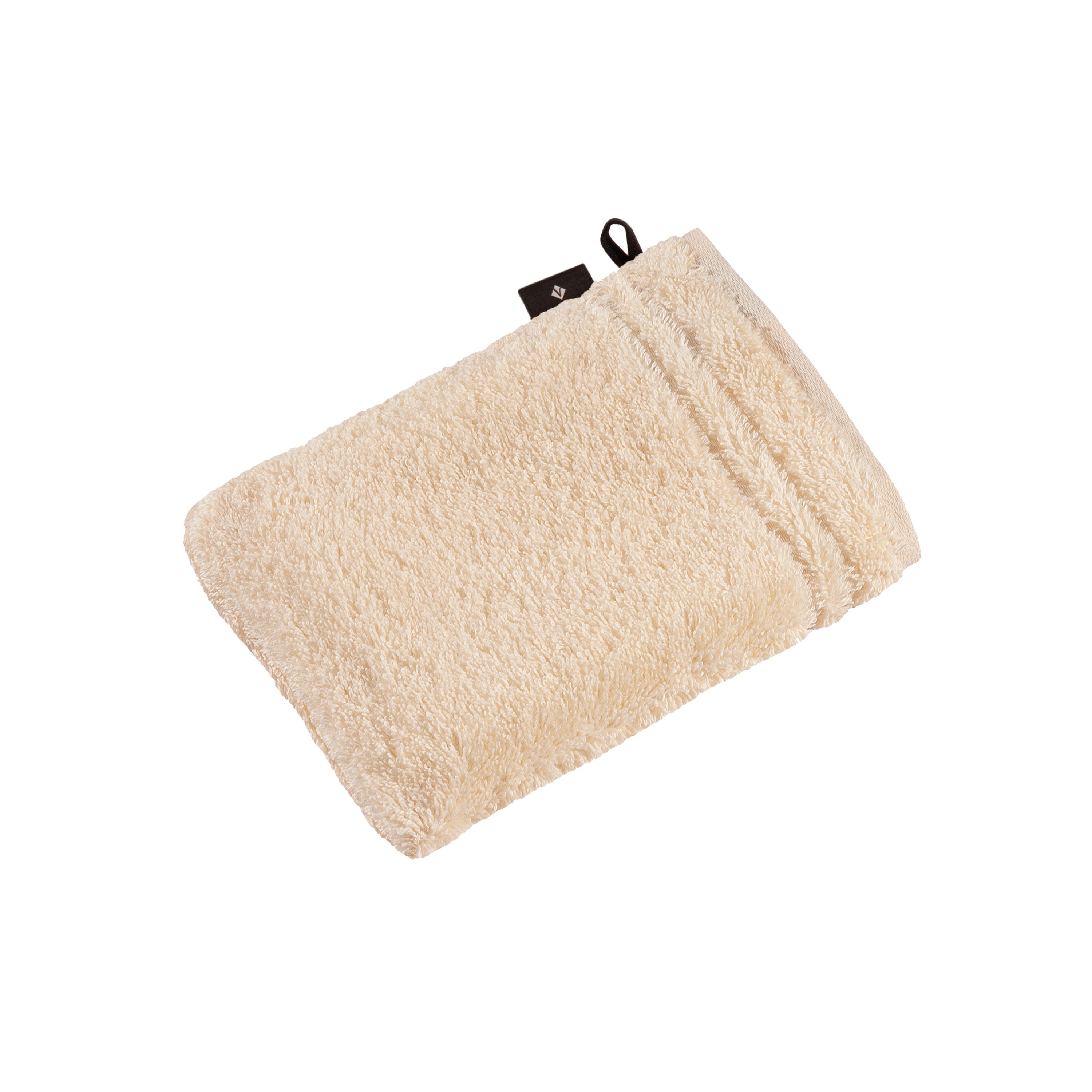 Vossen Waschhandschuh Vienna Style Supersoft ca. 16x22cm in Farbe chamois