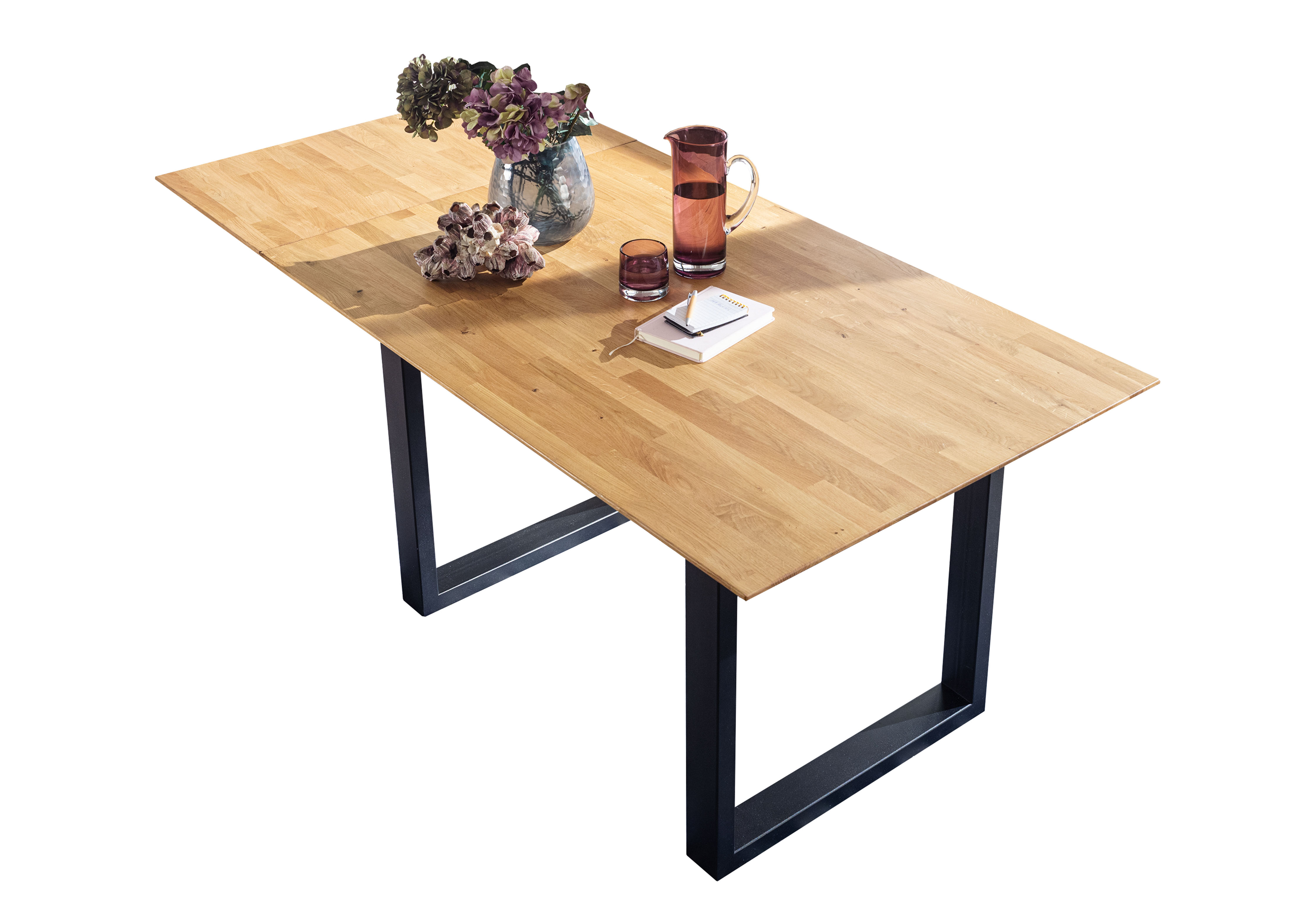 G+K Ausziehtisch TI-0594 Wildeiche geölt ca. 140 (190) x 90 cm