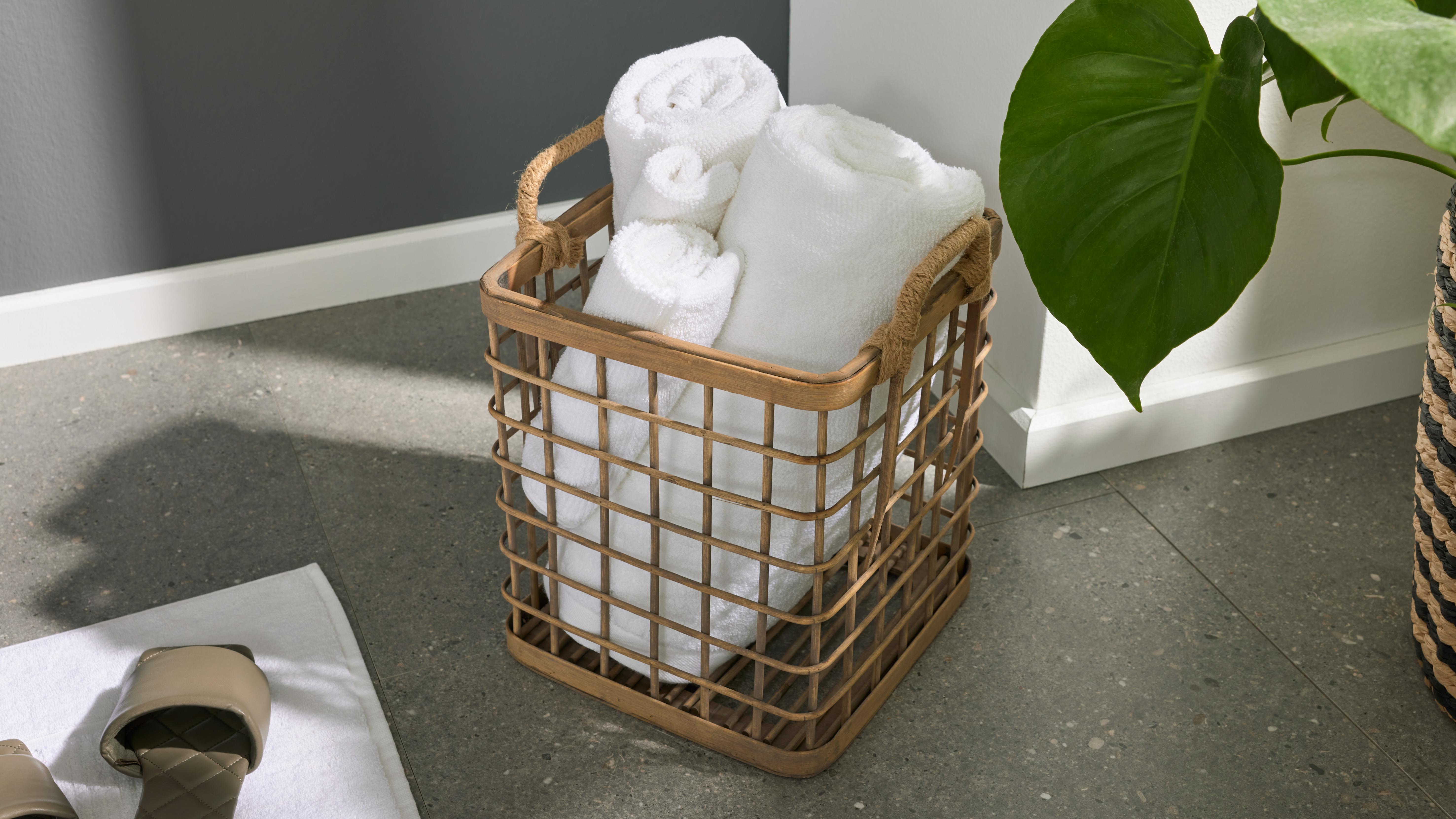 Interliving Gästehandtuch IL-9108 ca. 50x30cm in Farbe White